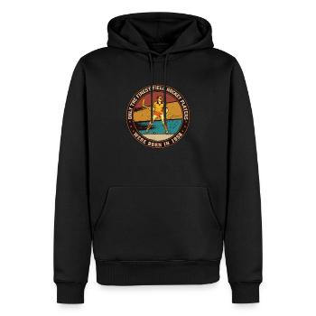 Joueur de hockey sur gazon Hockey né en 1958 Anniversaire - Sweat à capuche Premium bio Homme - noir - Devant - Nico (187cm)