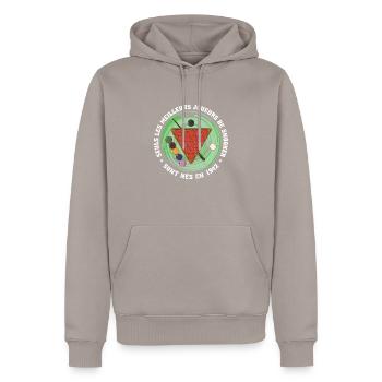 French snooker player born 1942 - Men’s Premium Organic Hoodie - taupe - Front - Nico (187cm)