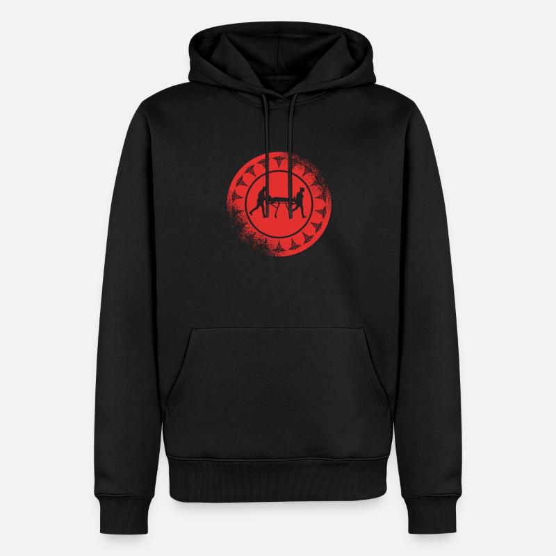 Ambulance paramédicale d’urgence Sani - Sweat à capuche Premium bio Homme - noir