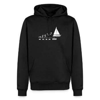 Segler Segelboot Segelschiff Segelyacht - Männer Premium Bio Hoodie - Schwarz - Vorne - Nico (187cm)