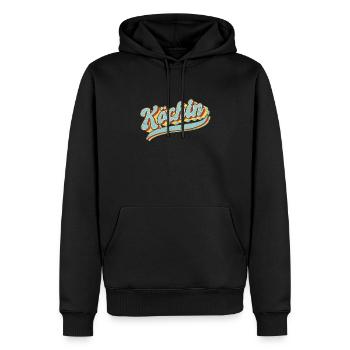 Koch Vintage Hobby Köchin - Männer Premium Bio Hoodie - Schwarz - Vorne - Nico (187cm)