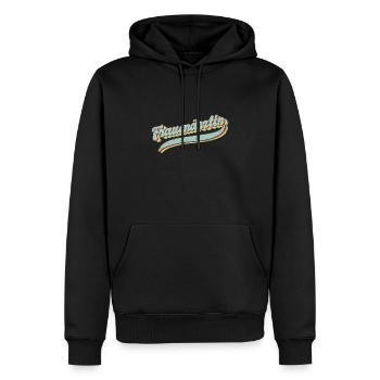 Frauenarzt Hebamme Frauenärztin - Männer Premium Bio Hoodie - Schwarz - Vorne - Nico (187cm)