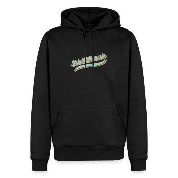 Handwerker Vintage Steinmetzin Steinbildhauerin - Männer Premium Bio Hoodie - Schwarz - Vorne - Nico (187cm)
