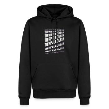 Tierwirt Spruch Tierpflegerin - Männer Premium Bio Hoodie - Schwarz - Vorne - Nico (187cm)