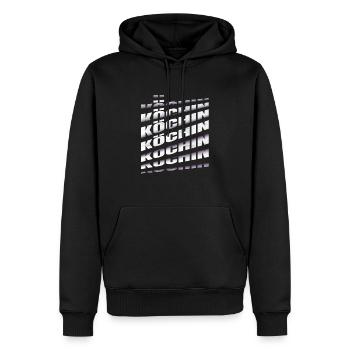Koch Spruch Hobby Köchin - Männer Premium Bio Hoodie - Schwarz - Vorne - Nico (187cm)