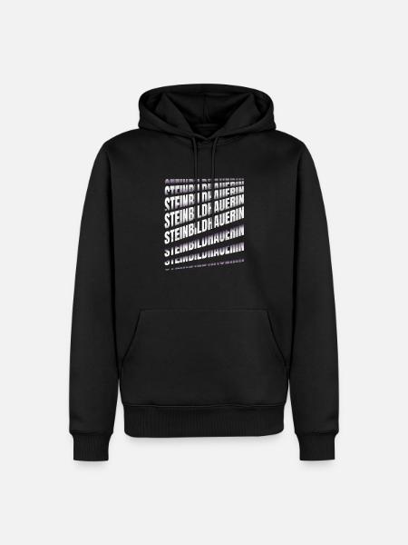 Handwerker Spruch Steinmetzin Steinbildhauerin - Männer Premium Bio Hoodie - Schwarz