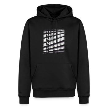 Autolackierer Spruch KFZ-Lackiererin - Männer Premium Bio Hoodie - Schwarz - Vorne - Nico (187cm)