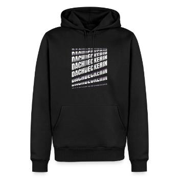 Dachdecker Spruch Handwerker Dachdeckerin - Männer Premium Bio Hoodie - Schwarz - Vorne - Nico (187cm)