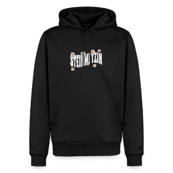 Handwerker Steinmetz niedliche Blumen Steinmetzin - Männer Premium Bio Hoodie - Schwarz - Vorne - Nico (187cm)