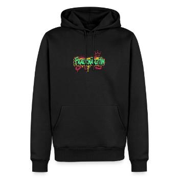 Frauenarzt Hebamme Frauenärztin - Männer Premium Bio Hoodie - Schwarz - Vorne - Nico (187cm)