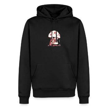 champignons cueilleurs de champignons champignons producteurs champignons RPG-fun - Sweat à capuche Premium bio Homme - noir - Devant - Nico (187cm)