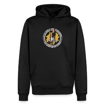 Altenpflegerin Pflegefachmann lustige Sprüche - Männer Premium Bio Hoodie - Schwarz - Vorne - Nico (187cm)