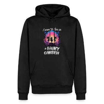 Garten Gartenpflanzen Landschaftsgärtner lustiges - Männer Premium Bio Hoodie - Schwarz - Vorne - Nico (187cm)