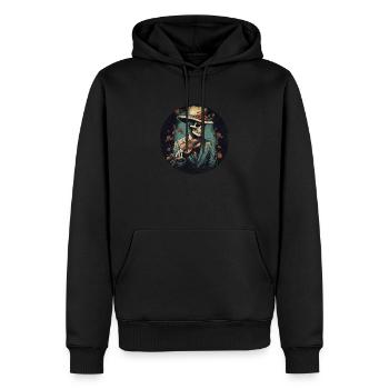 Violinist-Musiker Geigen Country-Musik-Instrument - Männer Premium Bio Hoodie - Schwarz - Vorne - Nico (187cm)