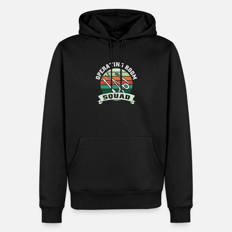 Chirurgien assistant technique chirurgical - Sweat à capuche Premium bio Homme - noir