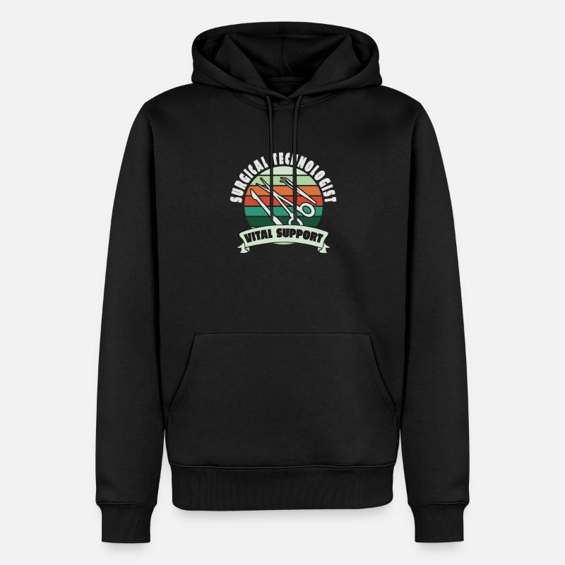 Chirurgisch-technischer Assistent Chirurg - Männer Premium Bio Hoodie - Schwarz