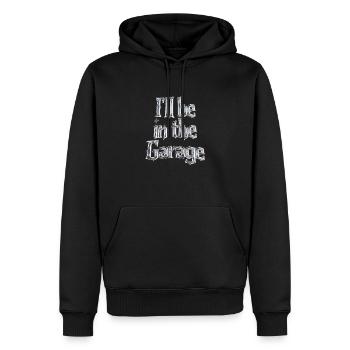 Auto-Schrauber Hobby-Garage Modellbau Mechaniker - Männer Premium Bio Hoodie - Schwarz - Vorne - Nico (187cm)