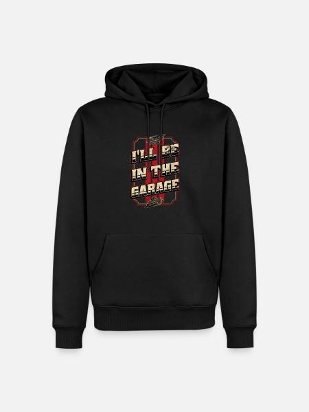 Auto-Schrauber Mechaniker Hobby-Garage Modellbau - Männer Premium Bio Hoodie - Schwarz