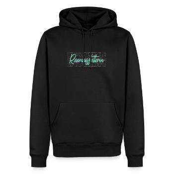Dekorateur Abschluss-Geschenk Raumausstatterin - Männer Premium Bio Hoodie - Schwarz - Vorne - Nico (187cm)