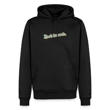 Schiffbauer Abschluss-Geschenk Bootsbauerin - Männer Premium Bio Hoodie - Schwarz - Vorne - Nico (187cm)