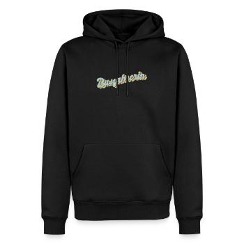 Bus-Fahrer Abschluss-Geschenk Busfahrerin - Männer Premium Bio Hoodie - Schwarz - Vorne - Nico (187cm)