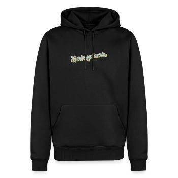 Apotheken Abschluss-Geschenk Kurierfahrerin - Männer Premium Bio Hoodie - Schwarz - Vorne - Nico (187cm)
