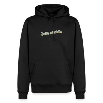 Richtern Abschluss-Geschenk Justizfachwirtin - Männer Premium Bio Hoodie - Schwarz - Vorne - Nico (187cm)