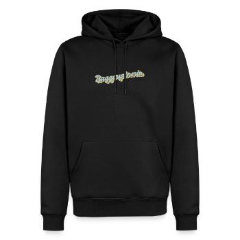 Bagger-Fahrer Abschluss-Geschenk Baggerfahrerin - Männer Premium Bio Hoodie - Schwarz - Vorne - Nico (187cm)