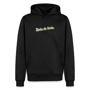 Übersetzer Abschluss-Geschenk Dolmetscherin - Männer Premium Bio Hoodie - Schwarz - Vorne - Nico (187cm)