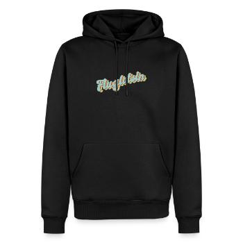 Flugzeug-Lotse Abschluss-Geschenk Fluglotsin - Männer Premium Bio Hoodie - Schwarz - Vorne - Nico (187cm)