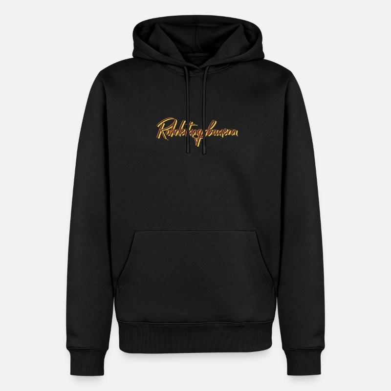 Beruf Abschluss-Geschenk Rohrleitungsbauerin - Männer Premium Bio Hoodie - Schwarz