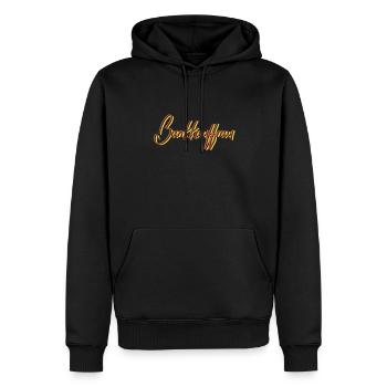Banker Abschluss-Geschenk Bankkauffrau - Männer Premium Bio Hoodie - Schwarz - Vorne - Nico (187cm)