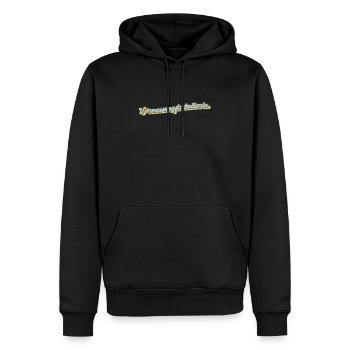 Cadeau de Graduation arpenteur - Sweat à capuche Premium bio Homme - noir - Devant - Nico (187cm)