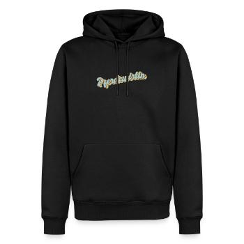Pferde Abschluss-Geschenk Pferdewirtin - Männer Premium Bio Hoodie - Schwarz - Vorne - Nico (187cm)