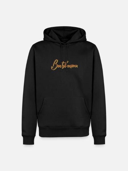 Schiffbauer Abschluss-Geschenk Bootsbauerin - Männer Premium Bio Hoodie - Schwarz
