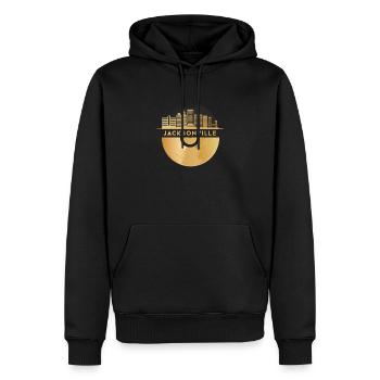 Disque vinyle Disco Musique - Sweat à capuche Premium bio Homme - noir - Devant - Nico (187cm)
