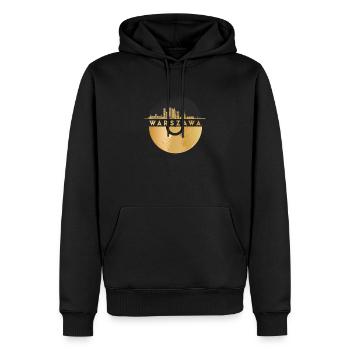 Disque vinyle Musique - Sweat à capuche Premium bio Homme - noir - Devant - Nico (187cm)
