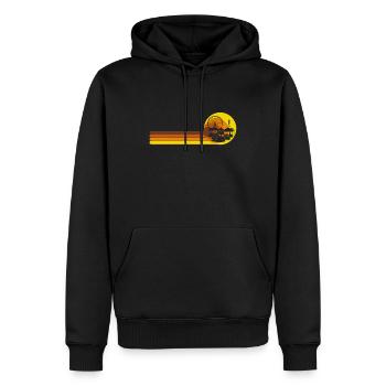Autoscooter Freizeitpark Jahrmarkt Rummelplatz - Männer Premium Bio Hoodie - Schwarz - Vorne - Nico (187cm)