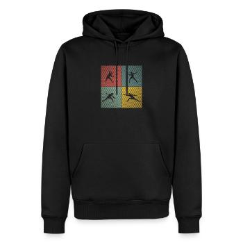 Fechten Game Gamer Fechterin Spiel Fechten Fechter - Männer Premium Bio Hoodie - Schwarz - Vorne - Nico (187cm)