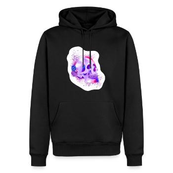 Skull - Skull - Men’s Premium Organic Hoodie - black - Front - Nico (187cm)