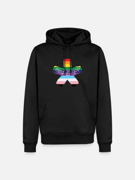 blockedTitle - Männer Premium Bio Hoodie - Schwarz