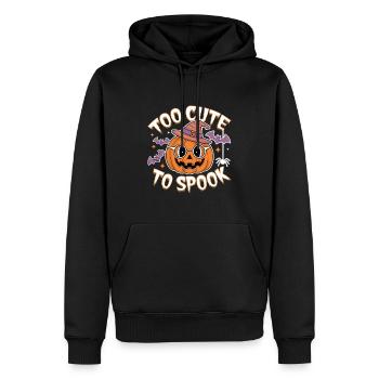 Zu Niedlich Zum Gruseln Halloween - Männer Premium Bio Hoodie - Schwarz - Vorne - Nico (187cm)