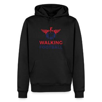 Lion-Phoenix Hybrid - Walking Football - Men’s Premium Organic Hoodie - black - Front - Nico (187cm)