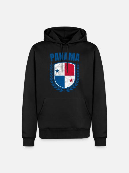 Panama - Men’s Premium Organic Hoodie - black