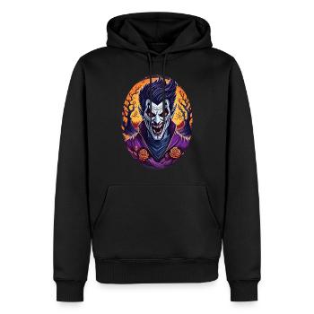 Gruseliges Halloween-party-kostüm Vampir - Sweat à capuche Premium bio Homme - noir - Devant - Nico (187cm)