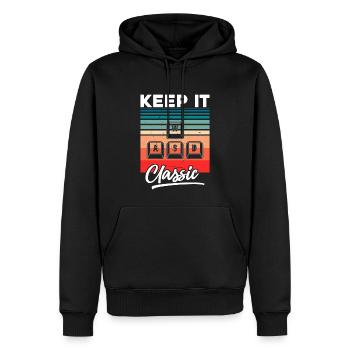 Video Games Spruch Classic Zocken - Männer Premium Bio Hoodie - Schwarz - Vorne - Nico (187cm)