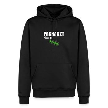 Facharzt Pädiatrie - Männer Premium Bio Hoodie - Schwarz - Vorne - Nico (187cm)