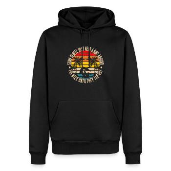 Martial Arts BJJ Brazilian Jiu Jitsu - Männer Premium Bio Hoodie - Schwarz - Vorne - Nico (187cm)
