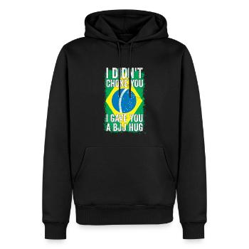 Martial Arts BJJ Brazilian Jiu Jitsu - Männer Premium Bio Hoodie - Schwarz - Vorne - Nico (187cm)