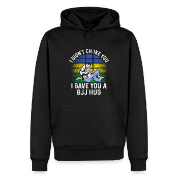 Martial Arts BJJ Brazilian Jiu Jitsu - Männer Premium Bio Hoodie - Schwarz - Vorne - Nico (187cm)